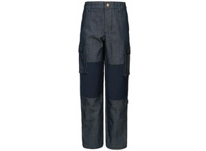 4051578337865 - finkid - Jeans-Cargohose KELKKA verstärktem Knie in dark blue denim Gr92 98