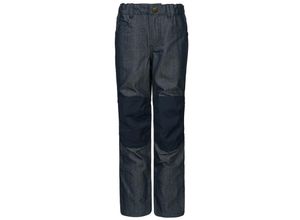 4051578338138 - finkid - Jeanshose KUUSI mit Knieverstärkung in dark blue denim Gr92 98