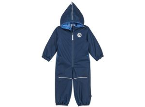 4051578396909 - finkid - Regen-Overall PIKKUMINI mit Innenfleece in navy Gr92 98