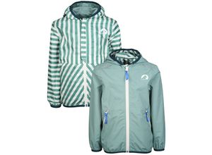 4051578405410 - finkid Wende-Regenjacke Valas in Grün - 80 90