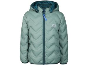 4051578423797 - finkid - Steppjacke VANUKAS AIR mit Zipfelkapuze in green deep teal Gr92 98