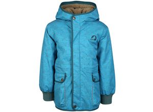 4051578424626 - finkid - Outdoorparka 2 in 1 KAMU ICE in mosaic deep teal Gr140 146