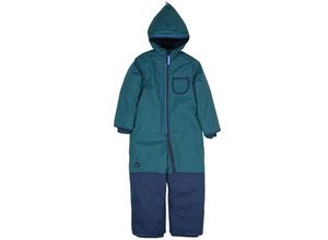 4051578428051 - finkid - Winteroverall PIKKU WINTER SPORT mit Umschlagbündchen in deep teal navy Gr80 86