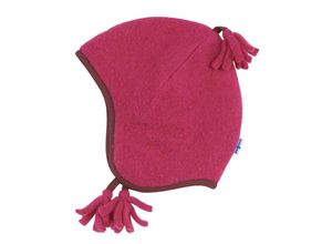 4051578432119 - finkid - Wollfleece-Zipfelmütze NORSU in raspberry sable Gr56