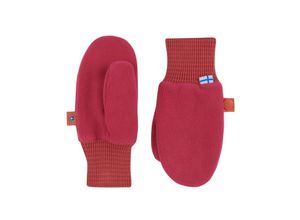 4051578432812 - finkid - Fleece-Fäustlinge PUPUJUSSI in raspberry fox Gr1