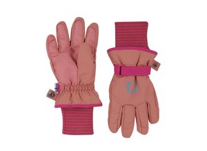 4051578433789 - finkid - Fingerhandschuhe PIKKURILLI mit Innenfleece in terracotta berry Gr7