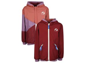 4051578445577 - finkid - Wende-Regenjacke MUUTUVA in cranberry valerian Gr140 146