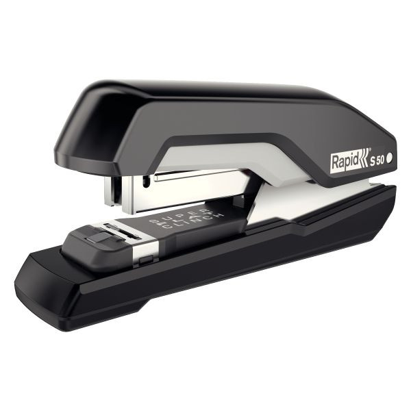 4051661018381 - Heftgerät Supreme S50 Super-Flat-Clinch 5000543 schwarz grau bis 50 Blatt für 24 6  24 8  26 6 + 26 8