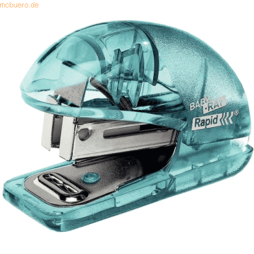 4051661030802 - Miniheftgerät ColourIce F4 10 Blatt Blister transparent blau