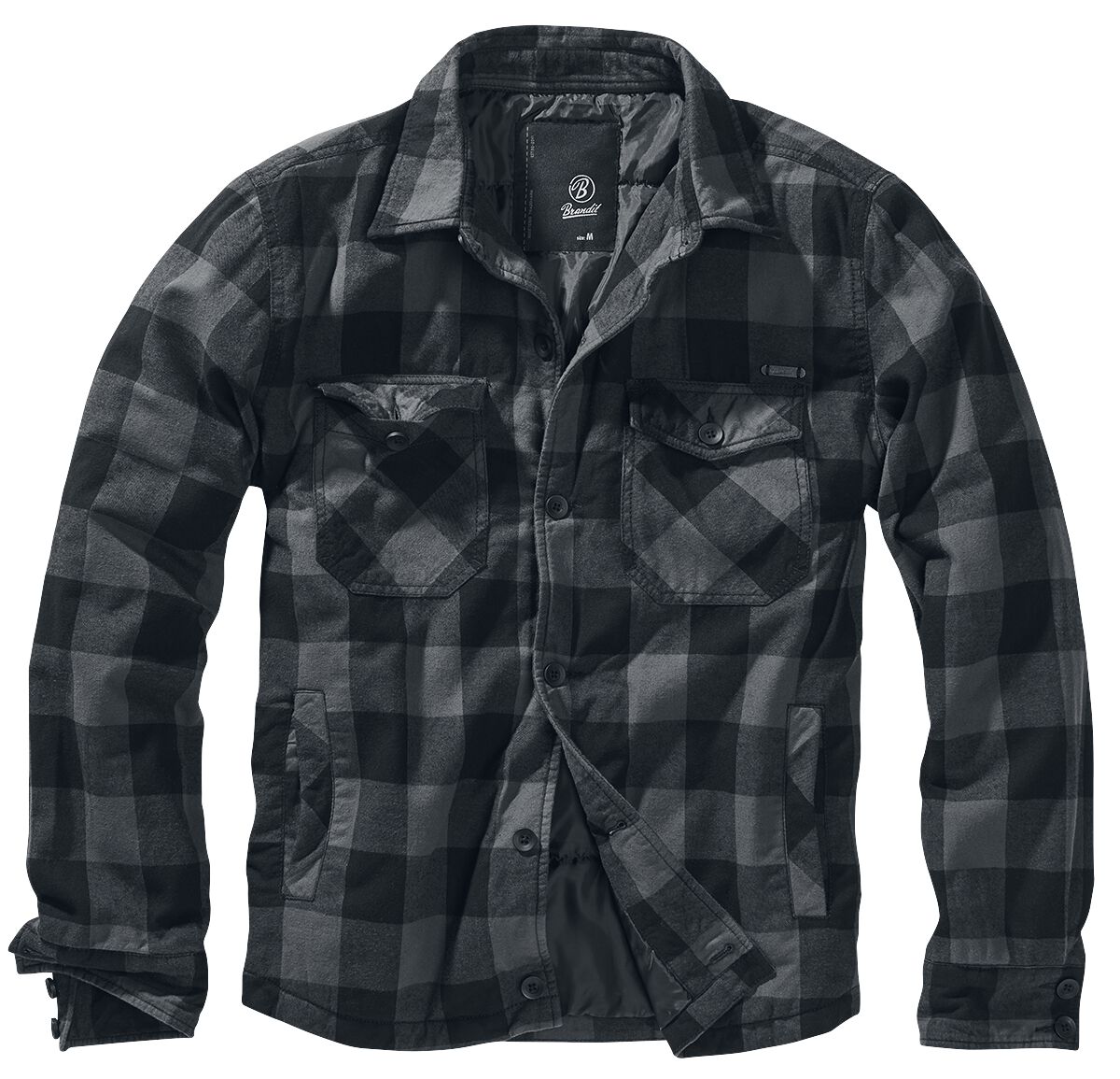 4051773083598 - Lumberjacket Übergangsjacke schwarz anthrazit in M