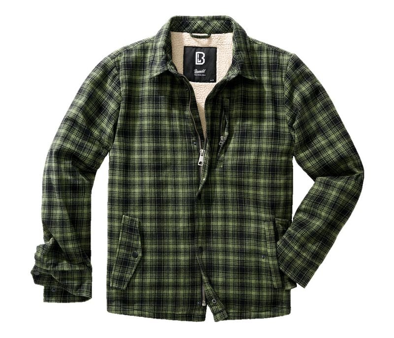 4051773188514 - Classic Sherpa Jacket Übergangsjacke oliv schwarz in 3XL