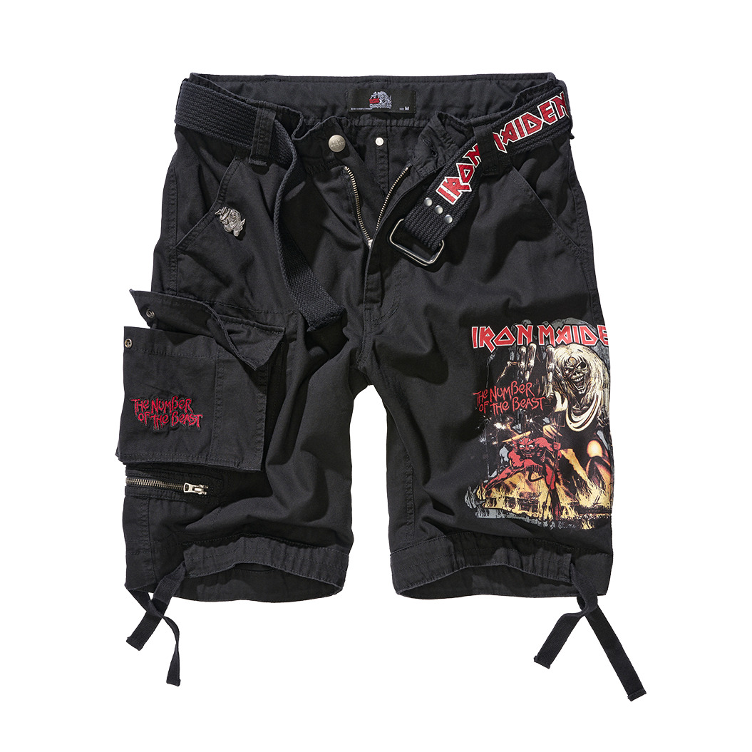 4051773199787 - Cargo Shorts Iron Maiden Savage The Number of The Beast