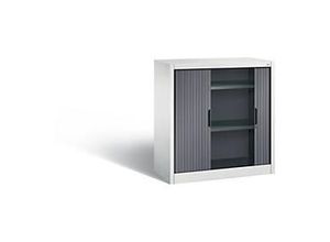 4051803246573 - Rollladenschrank Omnispace H1030B1000T420 mm Lichtgrau Schwarzgrau