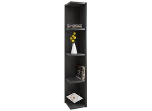 4051814312755 - VCM Regal Honsa-Stand (BHT 15x97x17 cm) BHT 15x97x17 cm schwarz Standregal Bücherregal Bücherregal Schuhregal