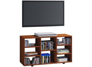 4051814365027 - Ebuy24 - Fetino tv Tisch 8 Ablagen Nussbaum dekor - Braun