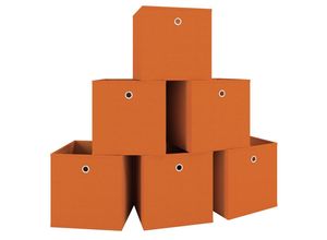 4051814366246 - 6er-Set Faltbox Klappbox Boxas - ohne Deckel Blau