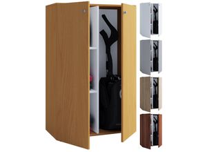 4051814371004 - Ebuy24 - Lona Mini Universalschrank  Reinigungsschrank 2 Türen Sonoma-Eiche dekor