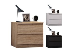 4051814377792 - Holz Nachtschrank Beistelltisch Schublade Konsole Nachttisch Breido Mini