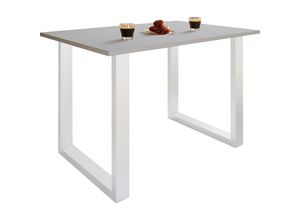 4051814380129 - Holz Schreibtisch H 76 x B 140 x T 80 cm Computertisch schlicht Füße aus hochwertigem Metall Arbeitstisch Büromöbel - Lona U 4051814380129 - Holz Schreibtisch H 76 x B 140 x T 80 cm Computertisch schlicht Füße aus hochwertigem Metall Arbeitstisch Büromöbel - Lona U
