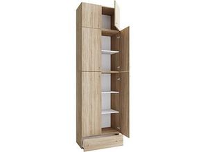 4051814413551 - XXL Büroschrank Aktenschrank Bücher Büromöbel Ordner Schrank Lona 5f A Schublade