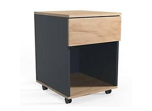 4051814419409 - Rollcontainer Beistellcontainer mit Schubladen Maße ca H 55 x B 39 x T 45 70 cm Bürocontainer - Dalosa 1 Schublade