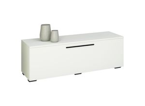 4051814422164 - Holz TV Lowboard Möbel Fernsehschrank Tisch Konsole Fernsehtisch Arila M (Farbe Weiß)