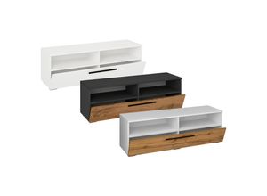 4051814422249 - TV Möbel Lowboard Fernsehschrank mit ausreichend Stauraum Maße H 39 x B 115 x T 40 cm Fernseh Möbel – Arila XL