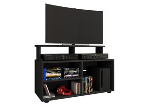 4051814424076 - TV Möbel Lowboard Fernsehregal mit ausreichend Stauraum Maße H 59 x B 90 x T 36 cm Fernseh Möbel - Balansia