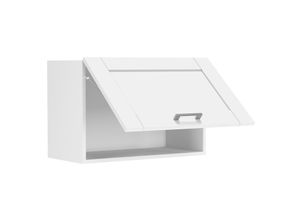 4051814430190 - Küchenschrank Breite 60 cm Klappschrank Hängeschrank Küche Dunstabzug Küchenmöbel Landhaus Colura (Farbe Weiß)