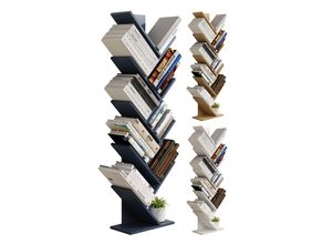 4051814440243 - Standregal Holz Aufbewahrung Stand Regal Bücherregal Deko Bücher Standregal Nulis XL Gr 40 weiß B40cm H140cm T20cm Holzwerkstoff Holz Spanplatte Regale 4051814440243 - Standregal Holz Aufbewahrung Stand Regal Bücherregal Deko Bücher Standregal Nulis XL Gr 40 weiß B40cm H140cm T20cm Holzwerkstoff Holz Spanplatte Regale