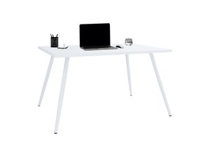 4051814442513 - Schreibtisch Computertisch Bürotisch Skandanivischer Retro Look Salia 80x50 cm