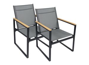 4051814445026 - 4-tlg Set Gartenstuhl Loungestuhl bietet hohen Sitzkomfort Maße ca H 83 x B 54 x T 65 cm Gartenstühle Gartenmöbel