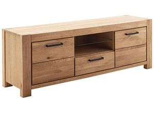 4051833224985 - Lowboard MCA LIVING Silias TV-Lowboard Sideboards Gr B H T 192 cm x 65 cm x 50 cm 1 St beige (naturfarben) Schubkastenführung gedämpft