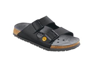 4052001200114 - Arizona esd Pantolette schwarz normale Weite Gr 48 - schwarz - Birkenstock