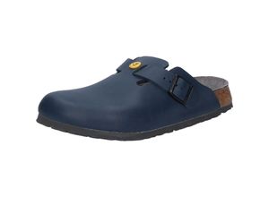 4052001208400 - Boston esd Pantolette blau schmale Weite Gr 41 - blau - Birkenstock