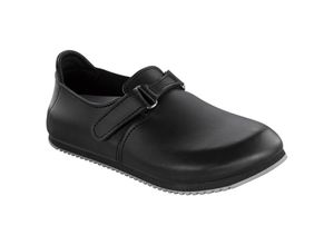 4052001247546 - Clog Linz Superlauf Naturleder schwarz schmal Größe 38 - Birkenstock