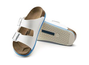 4052001429904 - Sandale Arizona Super Grip Birko-Flor weiß schmal Größe 40 - Birkenstock