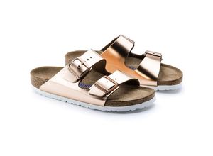 4052001682637 - Arizona sfb metallic kupfer schmale Weite Gr 36 - braun - Birkenstock