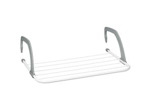 4052025237622 - Hängetrockner Wäschetrockner zum hängen für Heizkörper u Balkon klein Wäschehalter 3m Trockenlänge weiß - Relaxdays