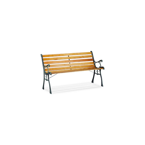 4052025261184 - Gartenbank 10026118_0 braun Metall 1260 cm 4052025261184 relaxdays