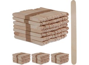 4052025270254 - 2000 x Eisstiele aus Holz Eis Holzstäbchen zum Basteln & Backen DIY Eis am Stiel Holzstiele HxB 115 x 1 cm natur