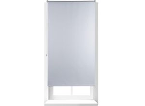 4052025332976 - Relaxdays - 1 x Thermo Verdunklungsrollo Hitzeschutz Fenster Seitenzugrollo Klemmfix ohne bohren 90x160 Stoff 86 cm weiß