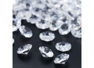 4052025431785 - Deko Diamanten 1700er Set Tischdeko Hochzeit Streudeko Kristalle Kunststoff 6 x 10 mm transparent - Relaxdays 4052025431785 - Deko Diamanten 1700er Set Tischdeko Hochzeit Streudeko Kristalle Kunststoff 6 x 10 mm transparent - Relaxdays