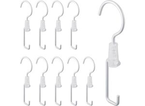 4052025466220 - Relaxdays - 10 x Haken für Kleiderstange Kleiderhaken für Schrank Hängehaken Set Metallhaken zum Aufhängen Einhängehaken silber 4052025466220 - Relaxdays - 10 x Haken für Kleiderstange Kleiderhaken für Schrank Hängehaken Set Metallhaken zum Aufhängen Einhängehaken silber