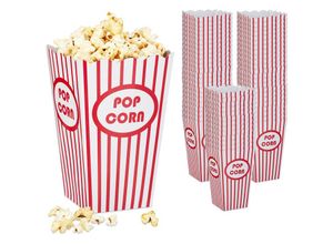 4052025470708 - Relaxdays - Popcorntüten 60er Set gestreift Retro-Optik Kino Filmabend Zubehör Pappe Popcornbehälter rot weiß 4052025470708 - Relaxdays - Popcorntüten 60er Set gestreift Retro-Optik Kino Filmabend Zubehör Pappe Popcornbehälter rot weiß