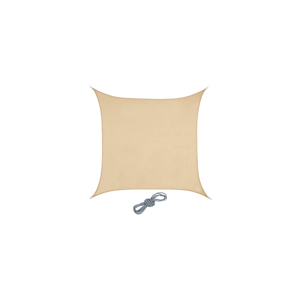 4052025887919 - Sonnensegel quadratisch beige 20 x 20 m 4052025887919 relaxdays