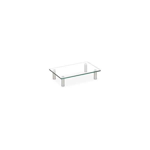 4052025919443 - Relaxdays Bildschirmständer Glas TV Aufsatz Notebookständer höhenverstellbar 9 - 11 cm BxT 385 x 24 cm transparent 4052025919443 - Relaxdays Bildschirmständer Glas TV Aufsatz Notebookständer höhenverstellbar 9 - 11 cm BxT 385 x 24 cm transparent