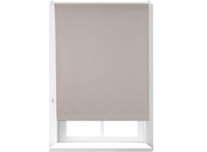 4052025926441 - Thermorollo blickdicht Verdunkelungsrollo Thermobeschichtung Gesamt 90x160 cm Stoffbreite 86 cm braun - Relaxdays