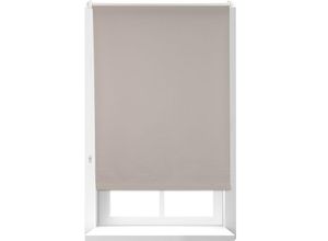 4052025926489 - Thermorollo blickdicht Verdunkelungsrollo Thermobeschichtung Gesamt 80x160 cm Stoffbreite 76 cm braun - Relaxdays