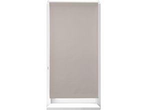 4052025926502 - Thermorollo blickdicht Verdunkelungsrollo Thermobeschichtung Gesamt 70x210 cm Stoffbreite 66 cm braun - Relaxdays